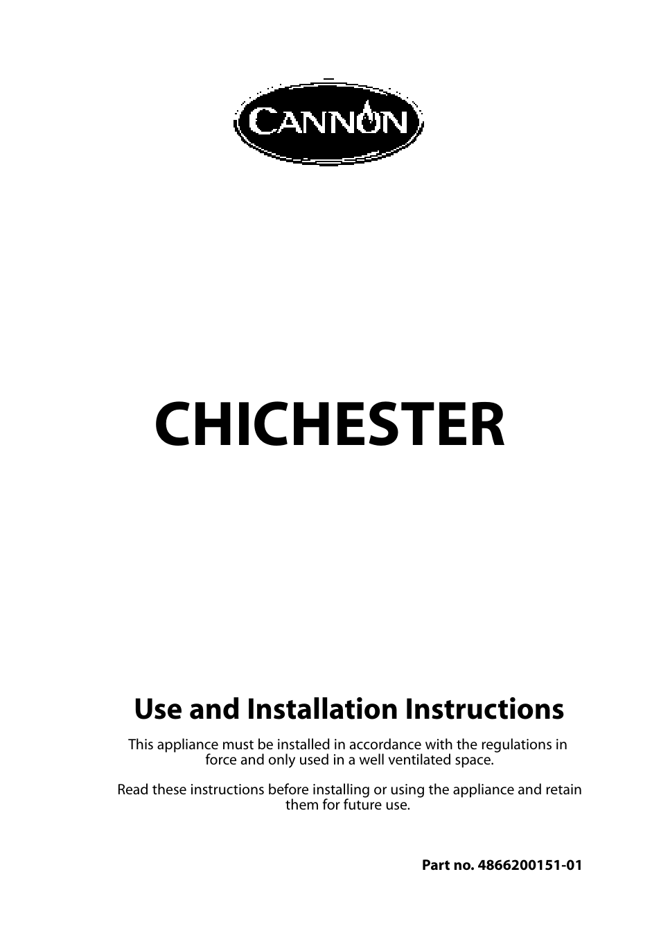 Cannon CHICHESTER 10575G User Manual | 36 pages