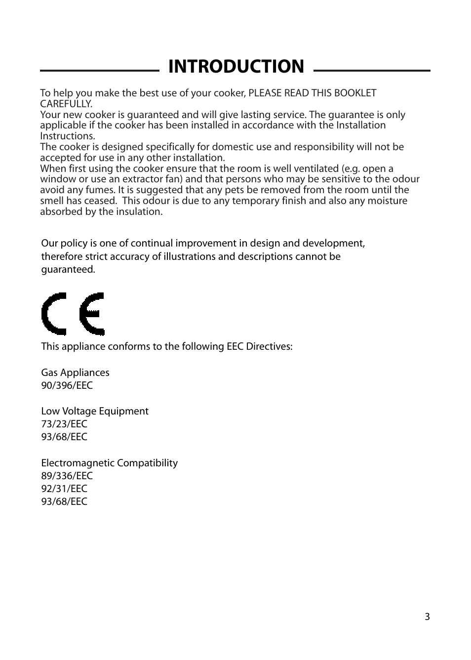 Introduction | Cannon CHICHESTER 10575G User Manual | Page 3 / 36