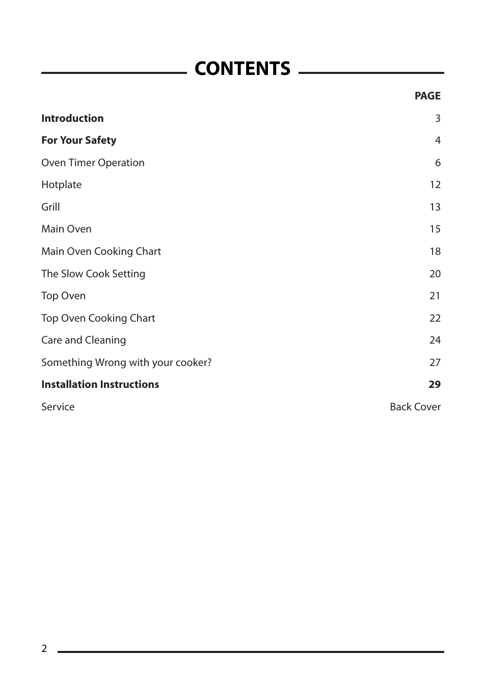 Cannon 10410G User Manual | Page 2 / 36