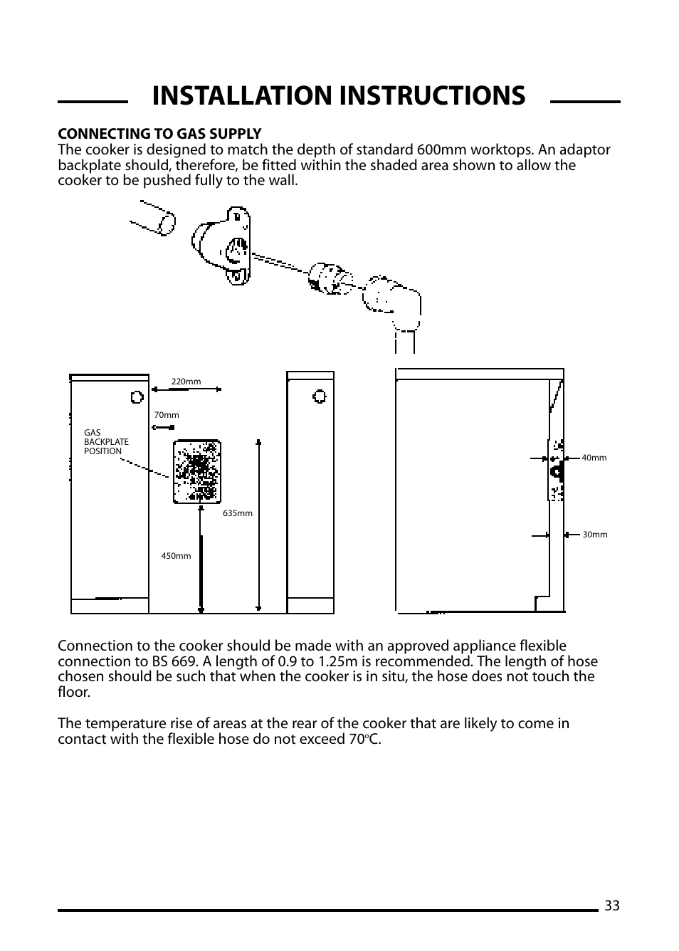 Installation instructions | Cannon 10410G User Manual | Page 33 / 36