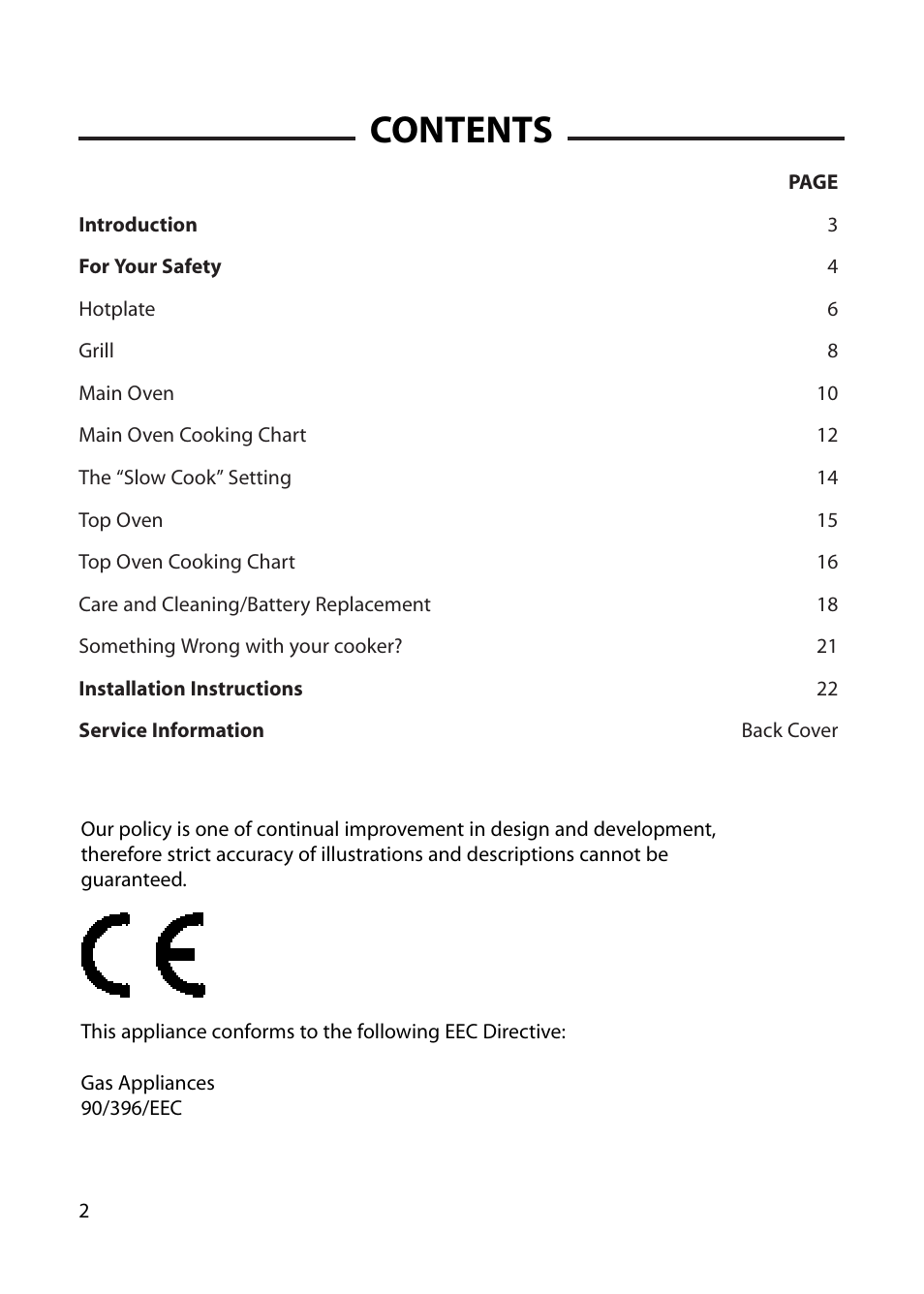 Cannon WOBURN 10562G User Manual | Page 2 / 28