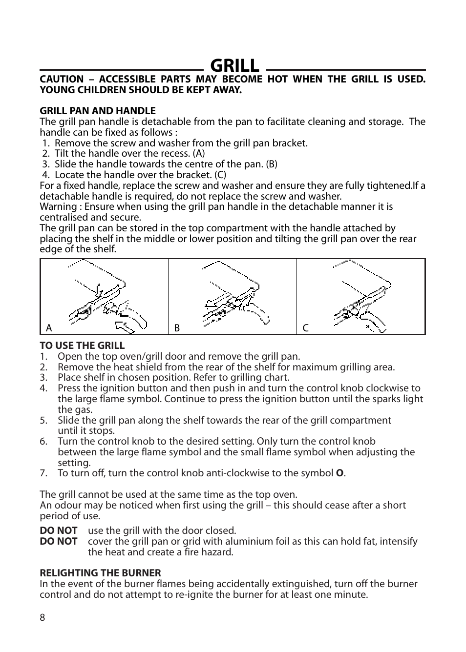 Grill | Cannon WOBURN 10562G User Manual | Page 8 / 28