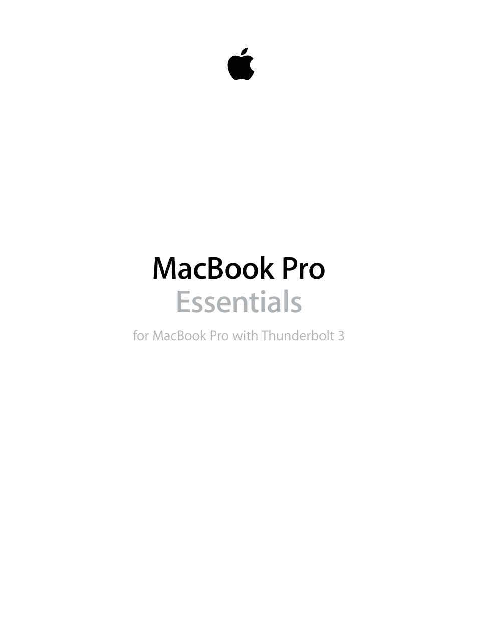 Apple MacBook Pro (15-inch, 2016) User Manual | 72 pages