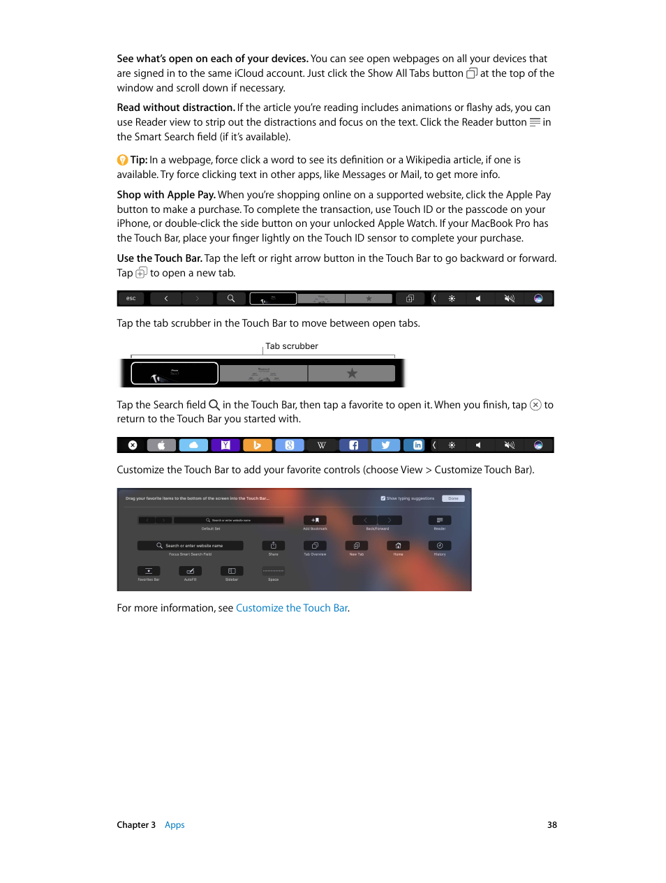 Apple MacBook Pro (15-inch, 2016) User Manual | Page 38 / 72