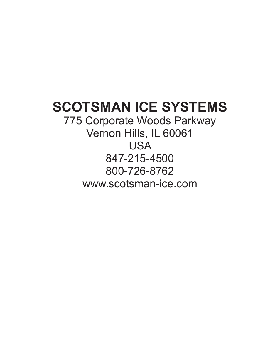 Scotsman ice systems | Scotsman Prodigy Series User Manual | Page 104 / 104