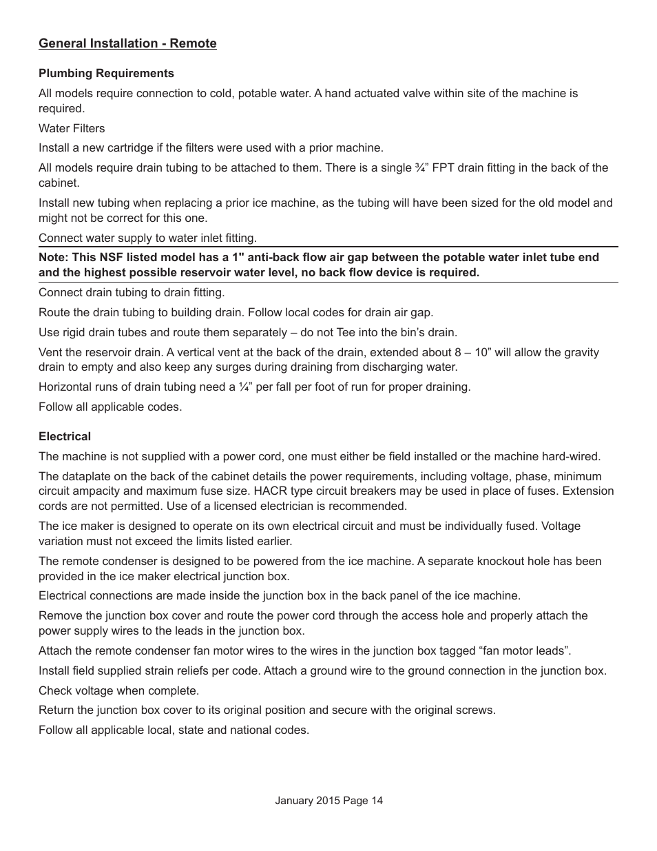 Scotsman Prodigy Series User Manual | Page 14 / 104