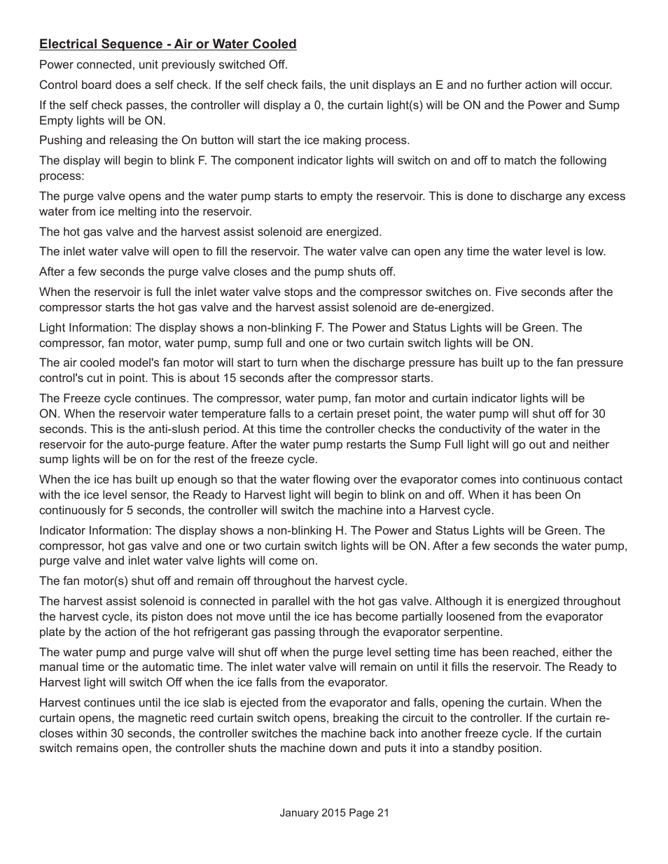 Scotsman Prodigy Series User Manual | Page 21 / 104