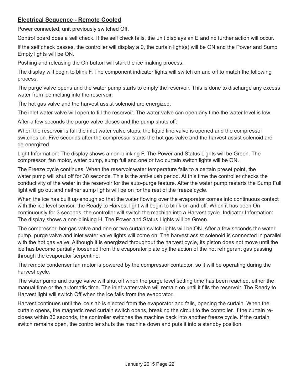 Scotsman Prodigy Series User Manual | Page 22 / 104