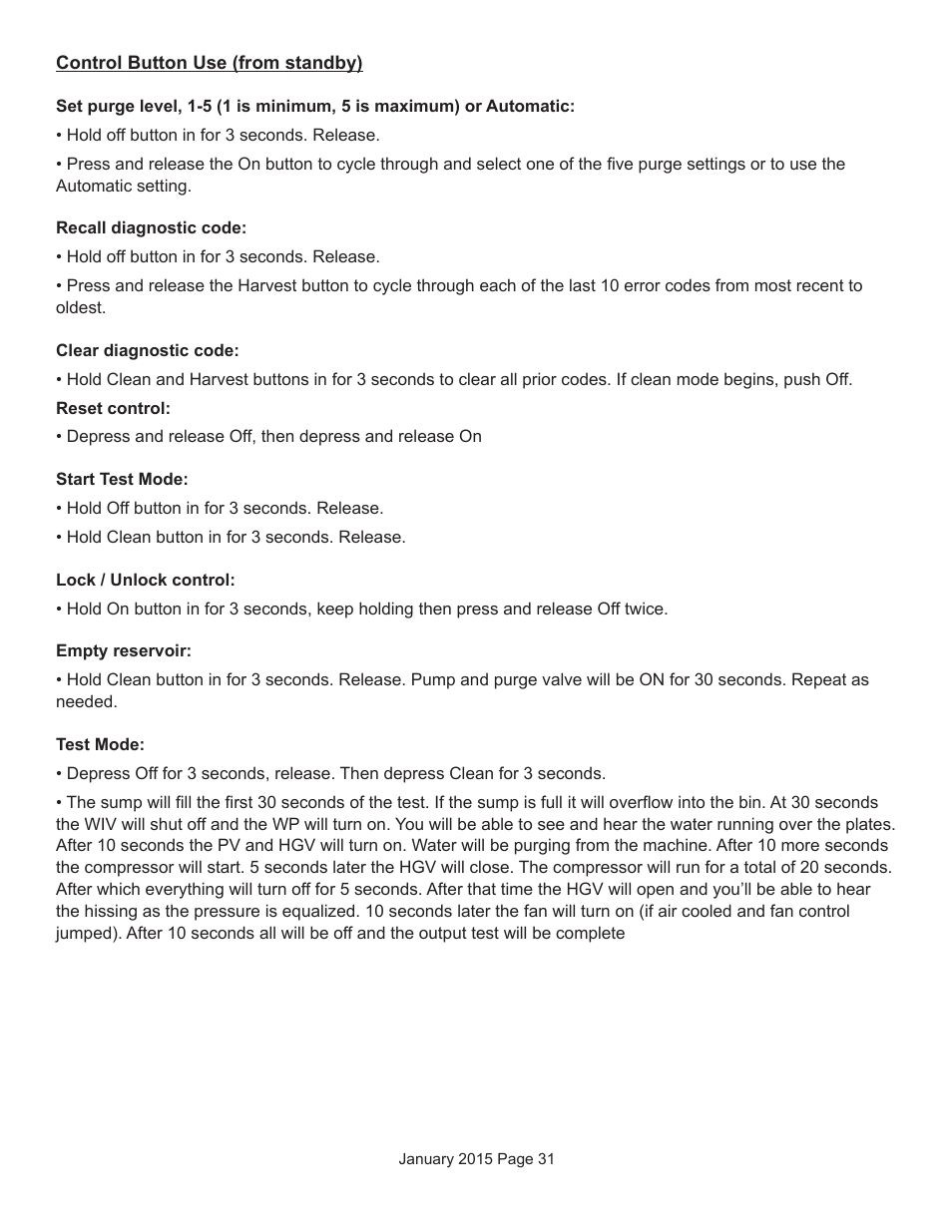 Scotsman Prodigy Series User Manual | Page 31 / 104