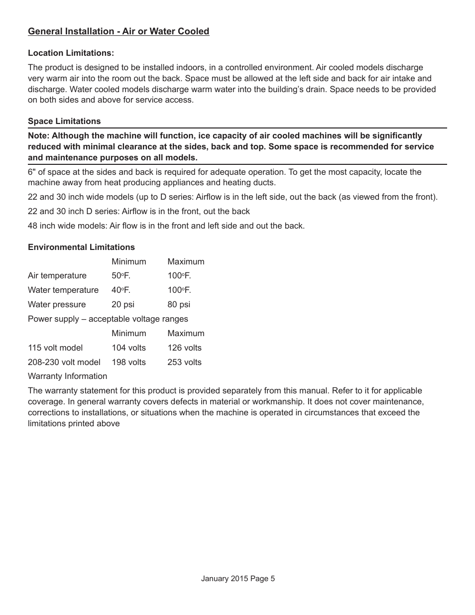 Scotsman Prodigy Series User Manual | Page 5 / 104