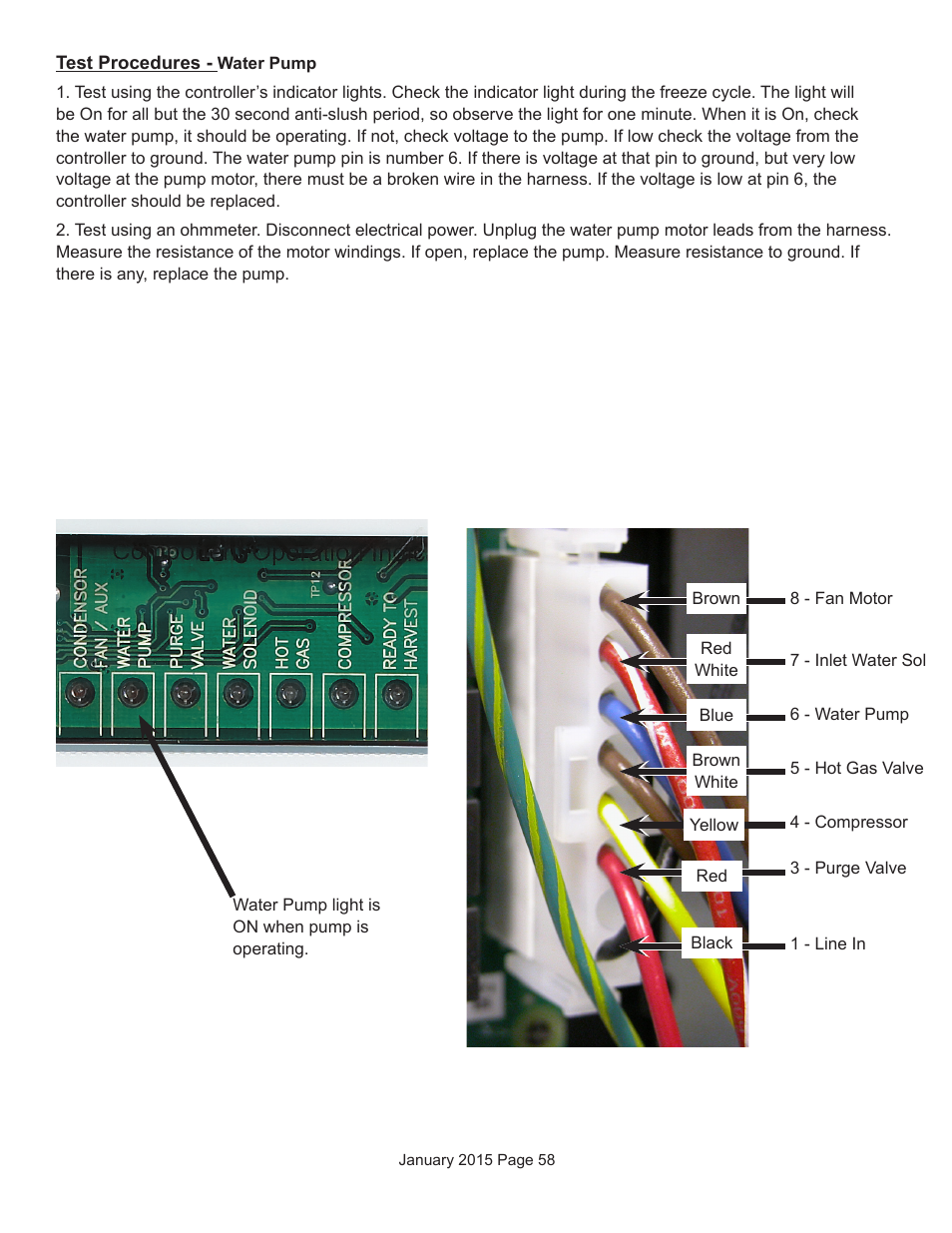 Test procedures | Scotsman Prodigy Series User Manual | Page 58 / 104
