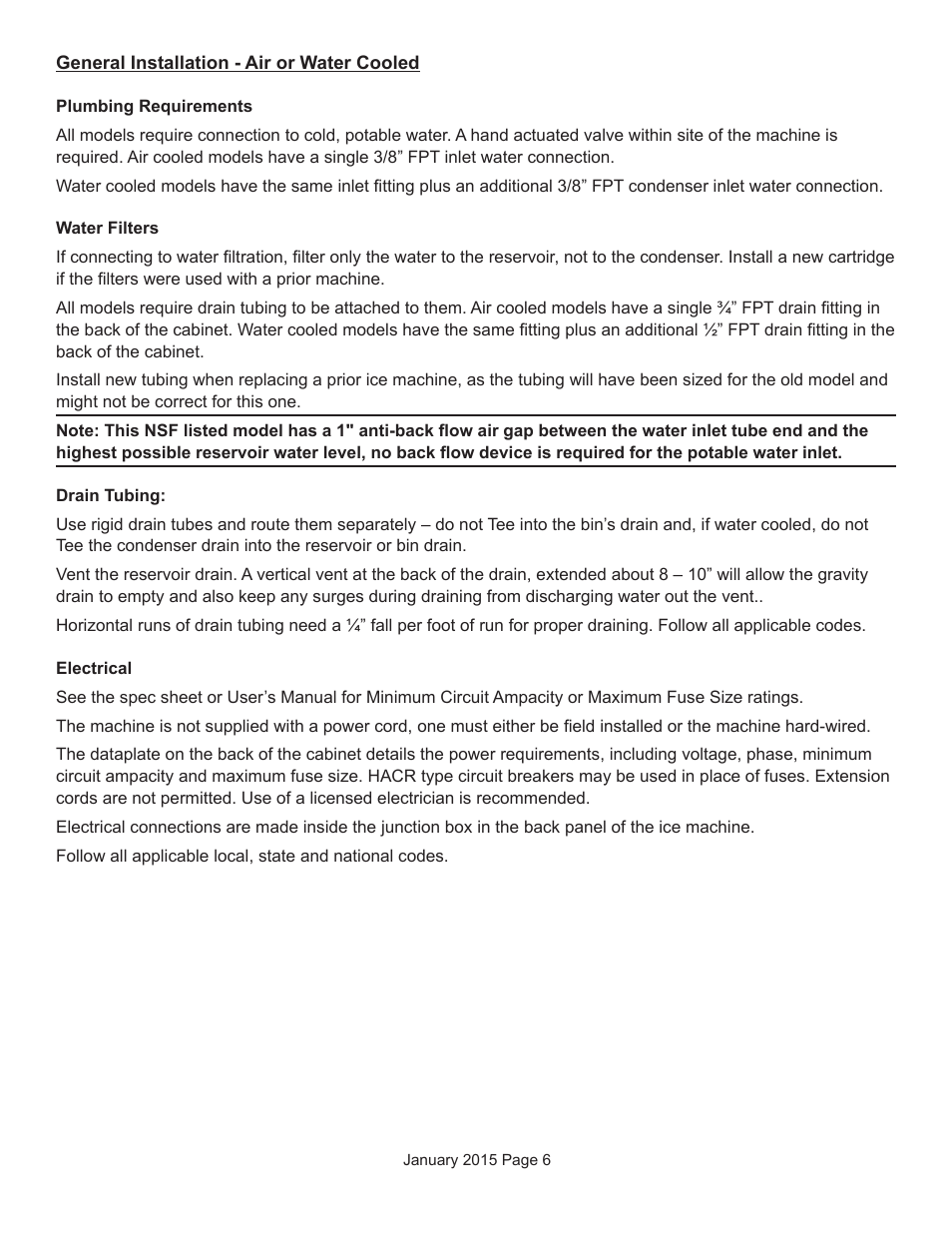 Scotsman Prodigy Series User Manual | Page 6 / 104