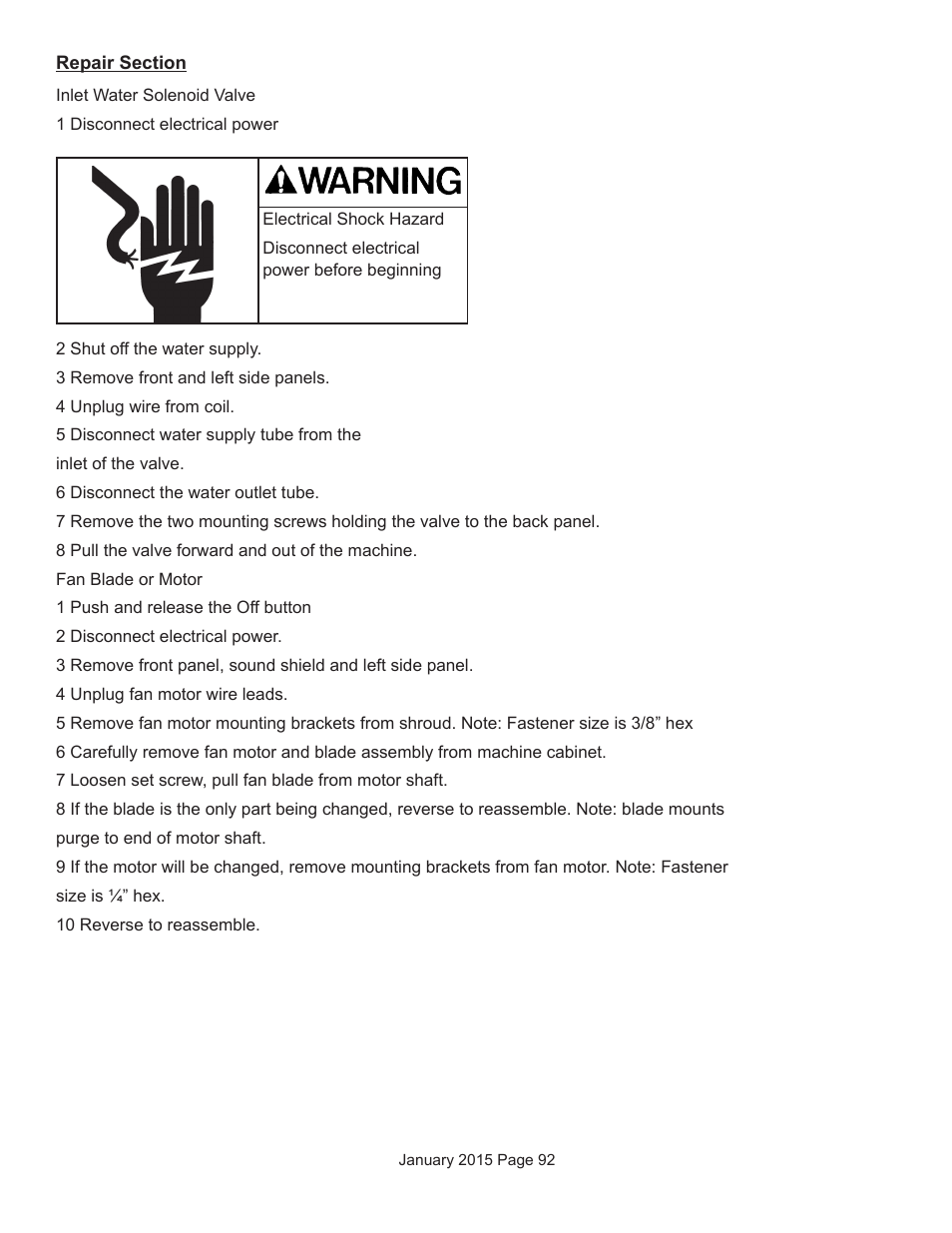 Scotsman Prodigy Series User Manual | Page 92 / 104