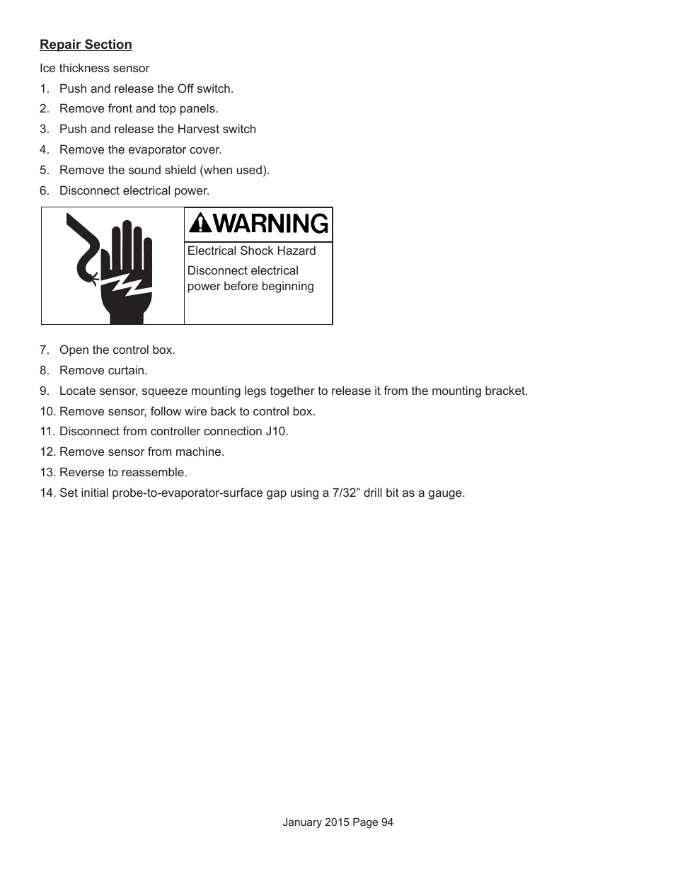 Scotsman Prodigy Series User Manual | Page 94 / 104