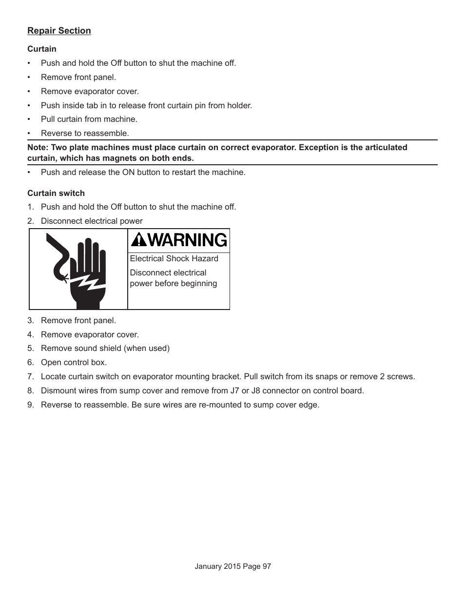 Scotsman Prodigy Series User Manual | Page 97 / 104