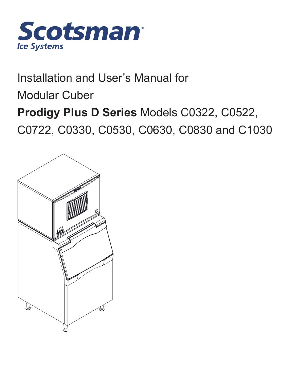 Scotsman Prodigy Plus D Series User Manual | 23 pages