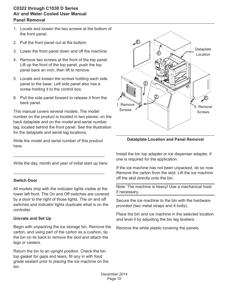 Scotsman Prodigy Plus D Series User Manual | Page 11 / 23