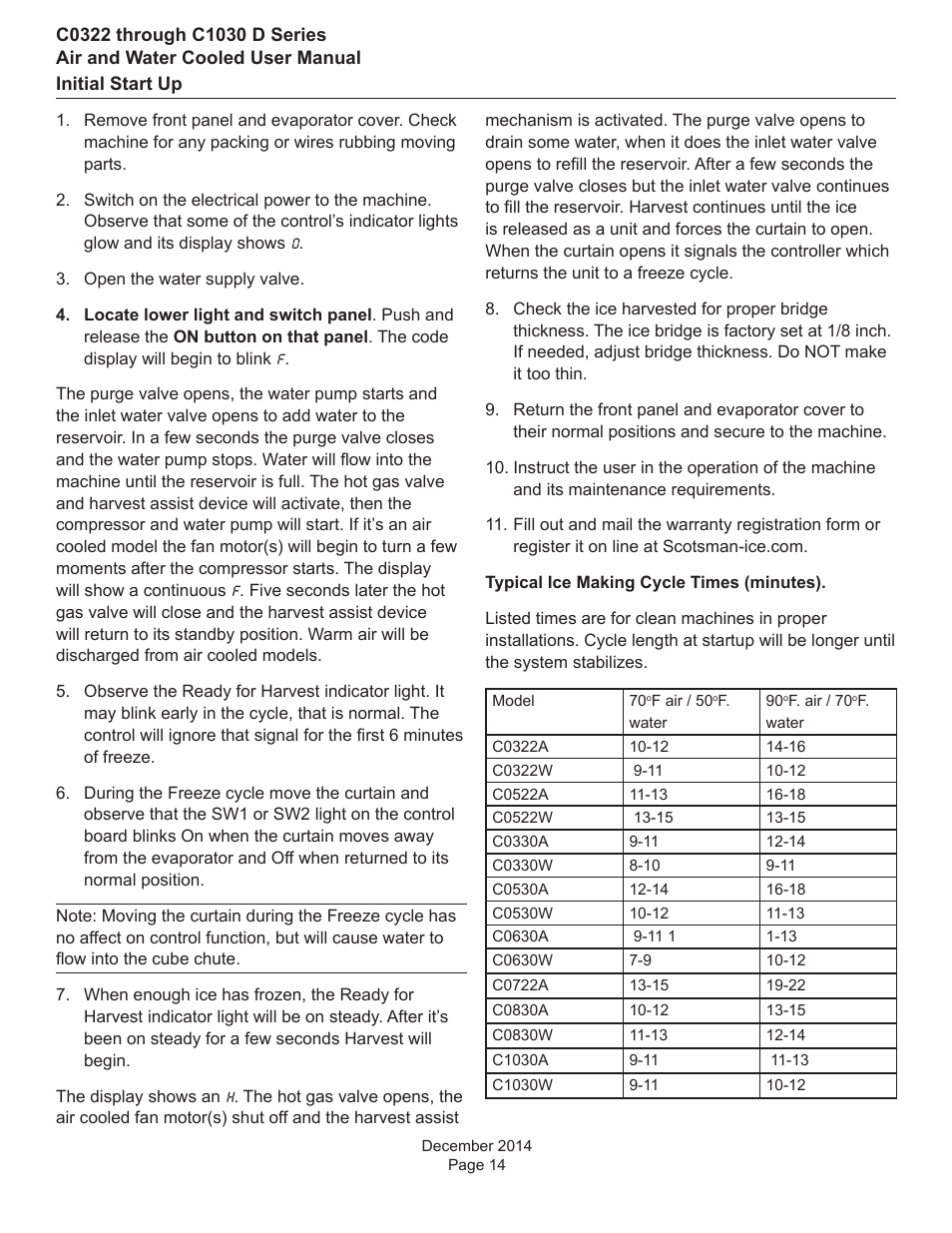 Scotsman Prodigy Plus D Series User Manual | Page 15 / 23