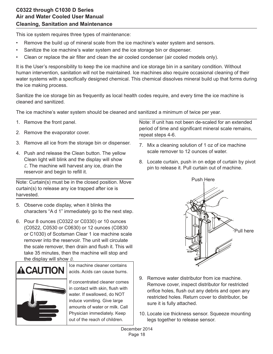 Scotsman Prodigy Plus D Series User Manual | Page 19 / 23