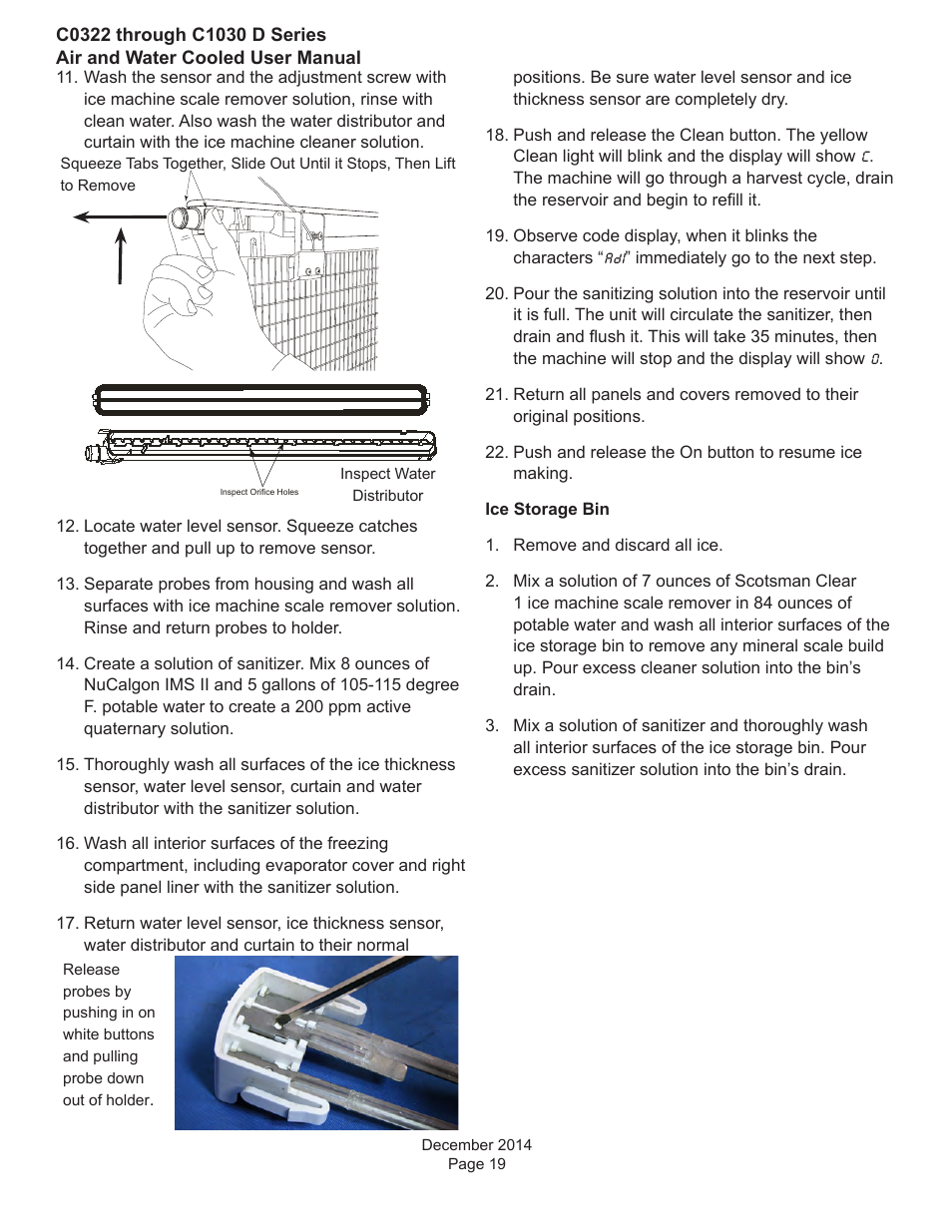 Scotsman Prodigy Plus D Series User Manual | Page 20 / 23