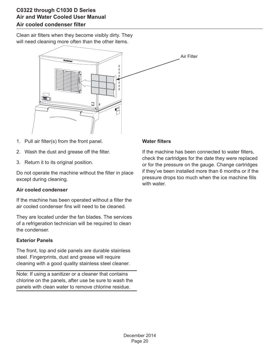 Scotsman Prodigy Plus D Series User Manual | Page 21 / 23