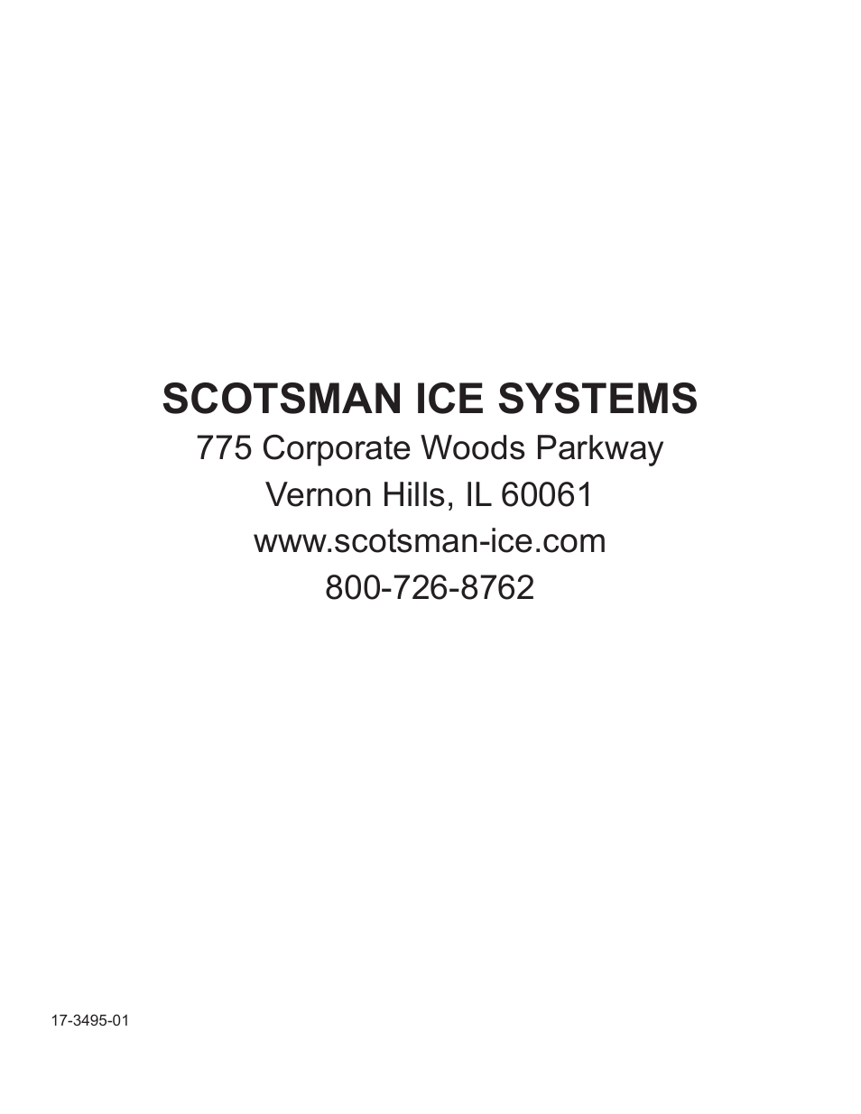 Scotsman ice systems | Scotsman Prodigy Plus D Series User Manual | Page 23 / 23