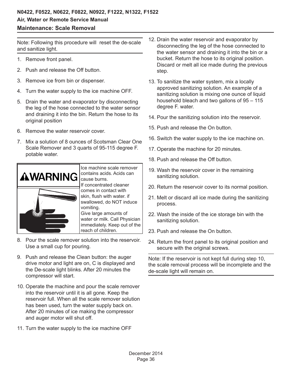 Scotsman Prodigy Plus D Series Service Manual User Manual | Page 36 / 54