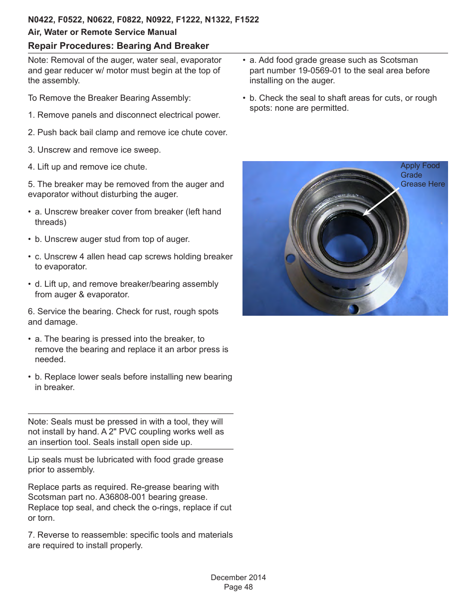 Scotsman Prodigy Plus D Series Service Manual User Manual | Page 48 / 54