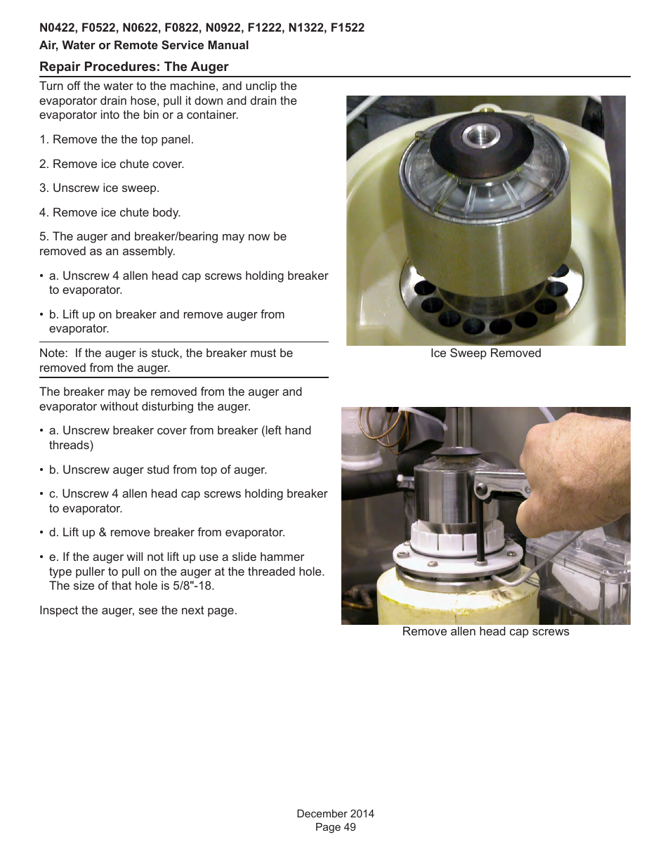 Scotsman Prodigy Plus D Series Service Manual User Manual | Page 49 / 54
