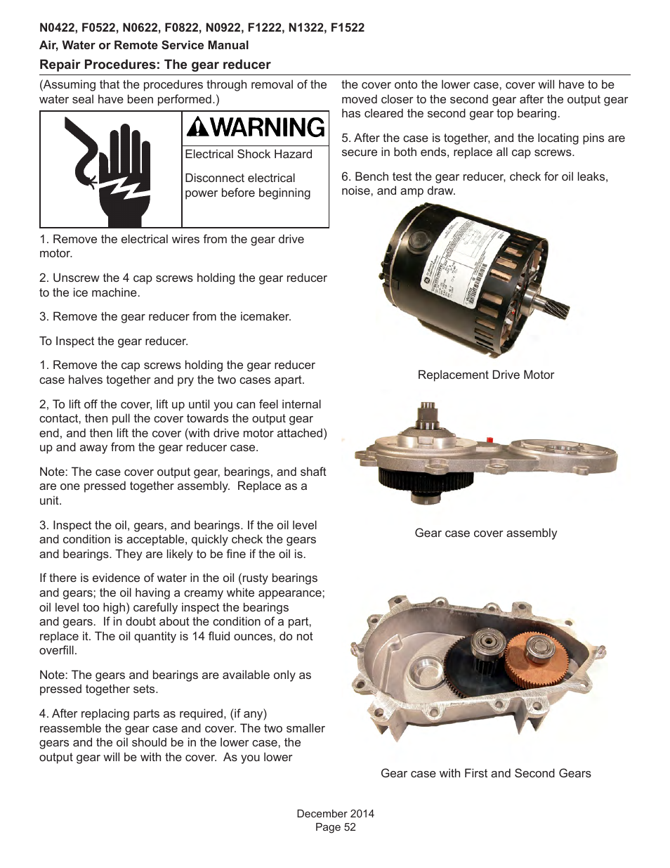 Scotsman Prodigy Plus D Series Service Manual User Manual | Page 52 / 54