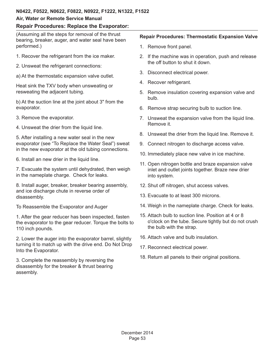 Scotsman Prodigy Plus D Series Service Manual User Manual | Page 53 / 54