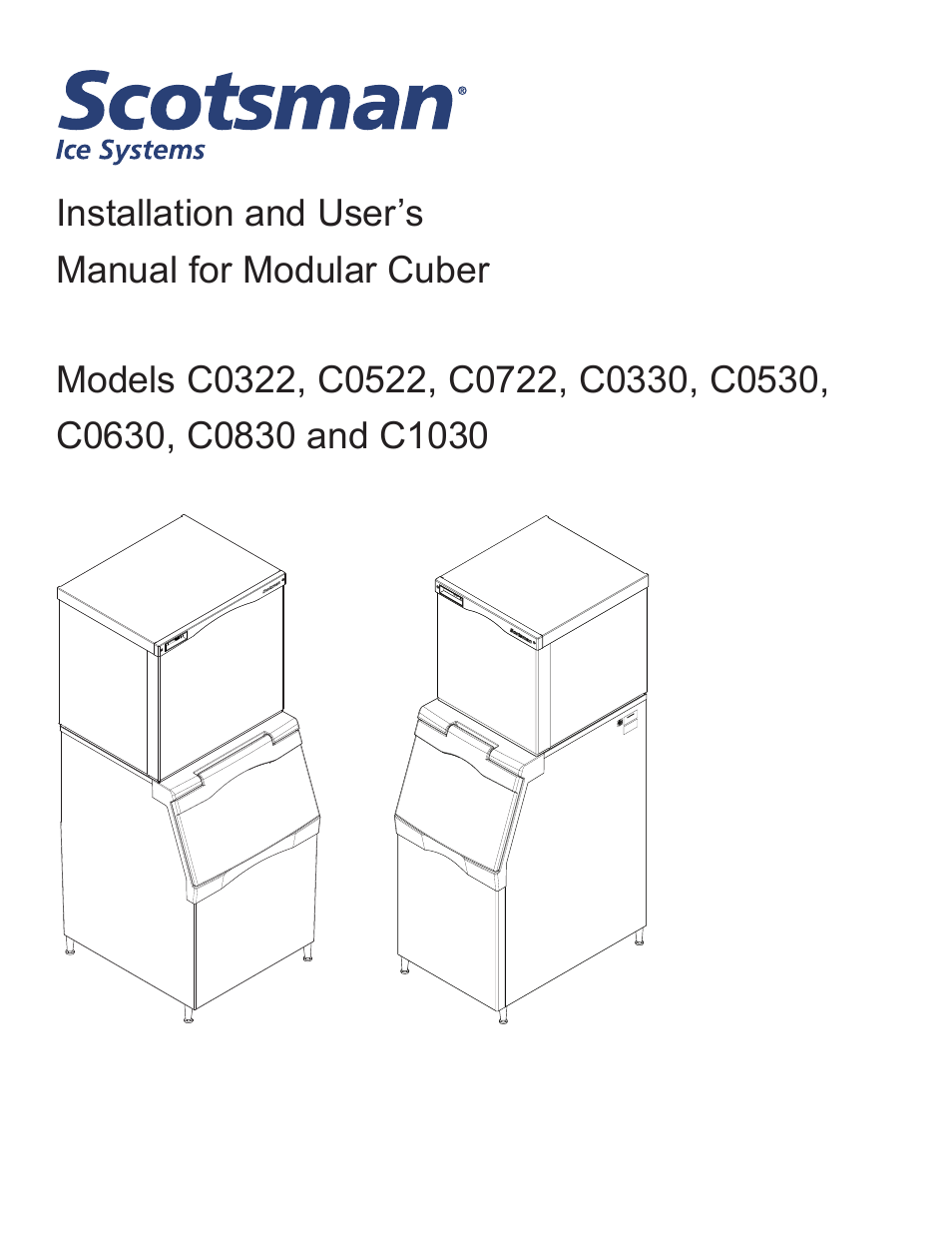 Scotsman C0322 User Manual | 23 pages