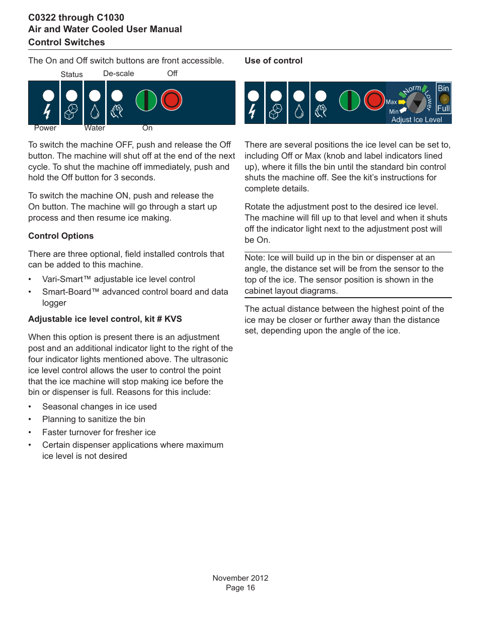 Scotsman C0322 User Manual | Page 17 / 23