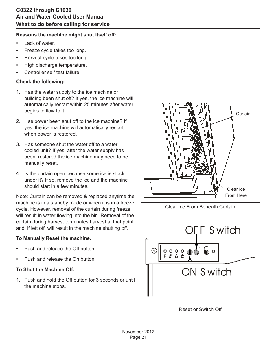 Scotsman C0322 User Manual | Page 22 / 23