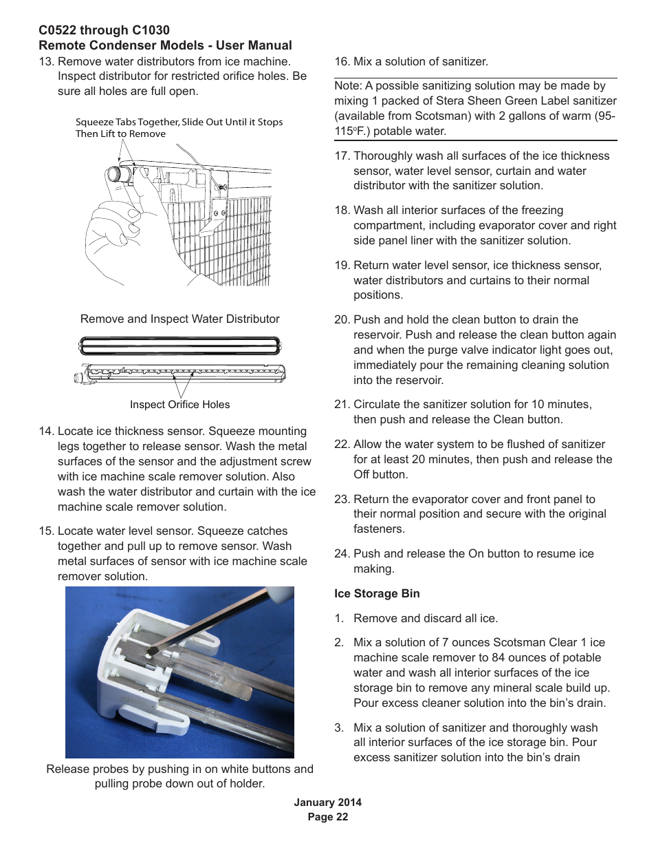 Scotsman C0522R User Manual | Page 23 / 26