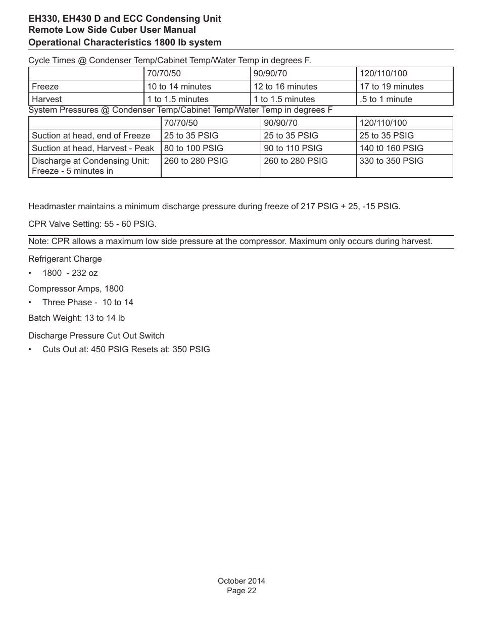 Scotsman EH330 D with ECC Condensing Unit User Manual | Page 23 / 31