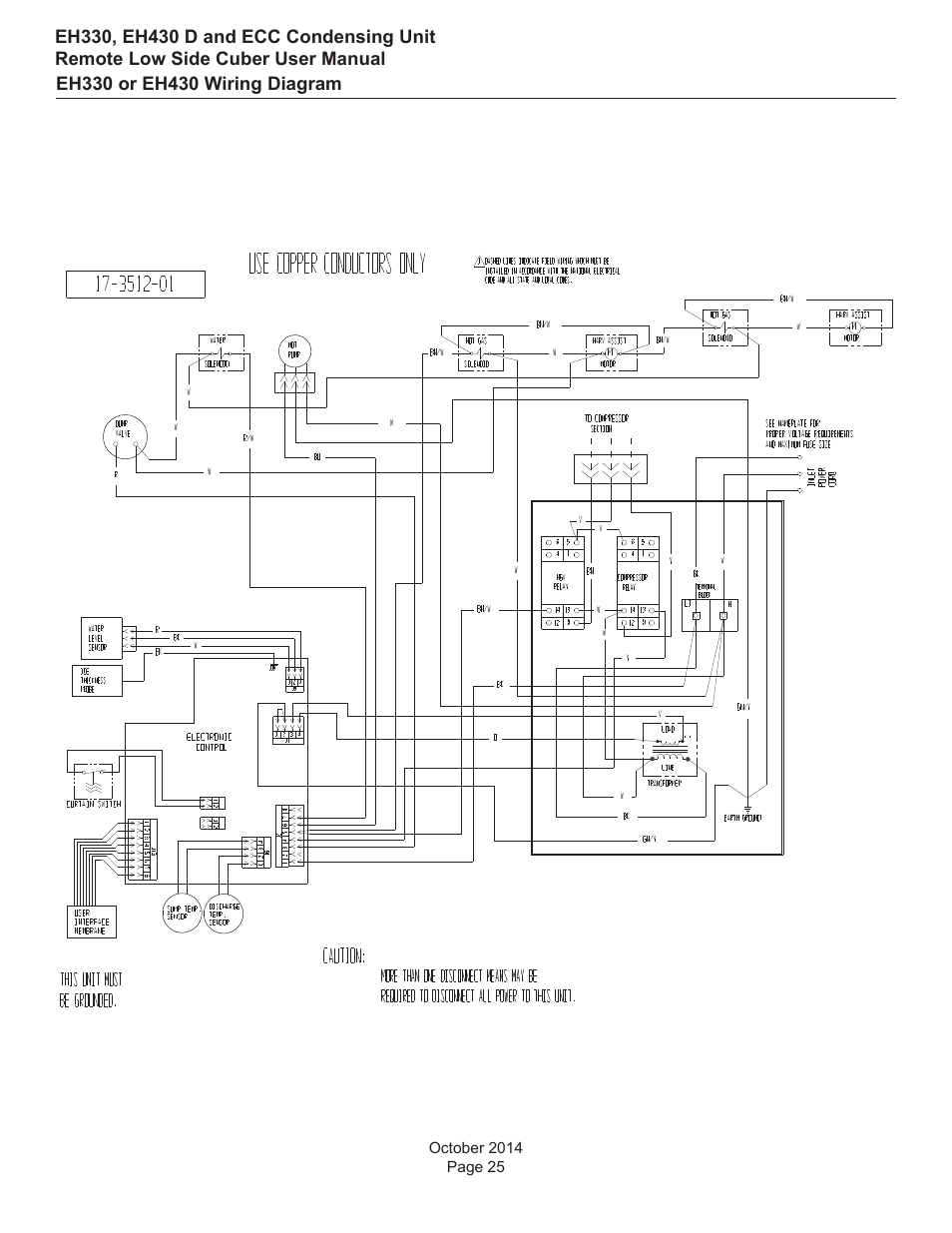 Scotsman EH330 D with ECC Condensing Unit User Manual | Page 26 / 31