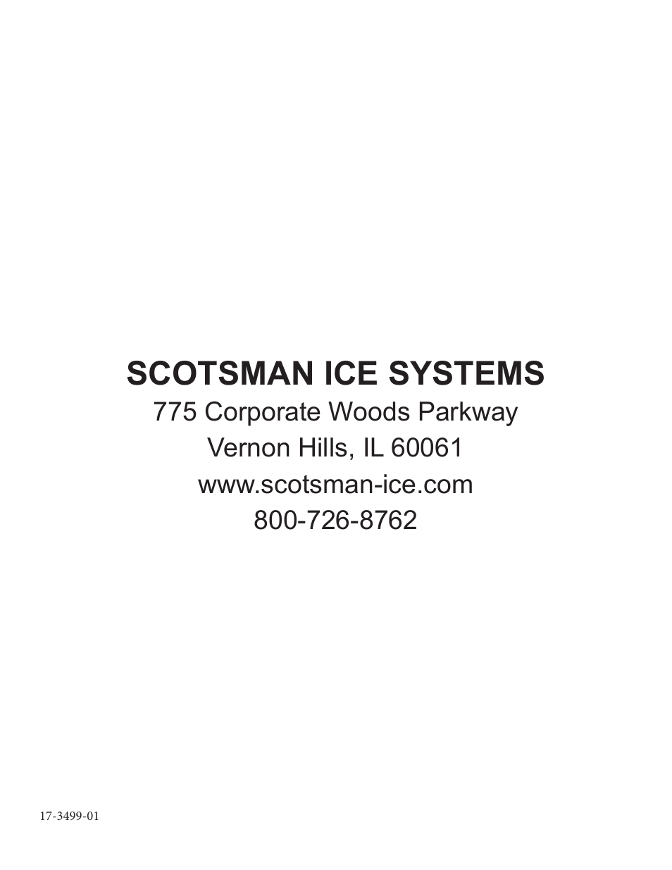 Scotsman ice systems | Scotsman EH330 D with ECC Condensing Unit User Manual | Page 31 / 31