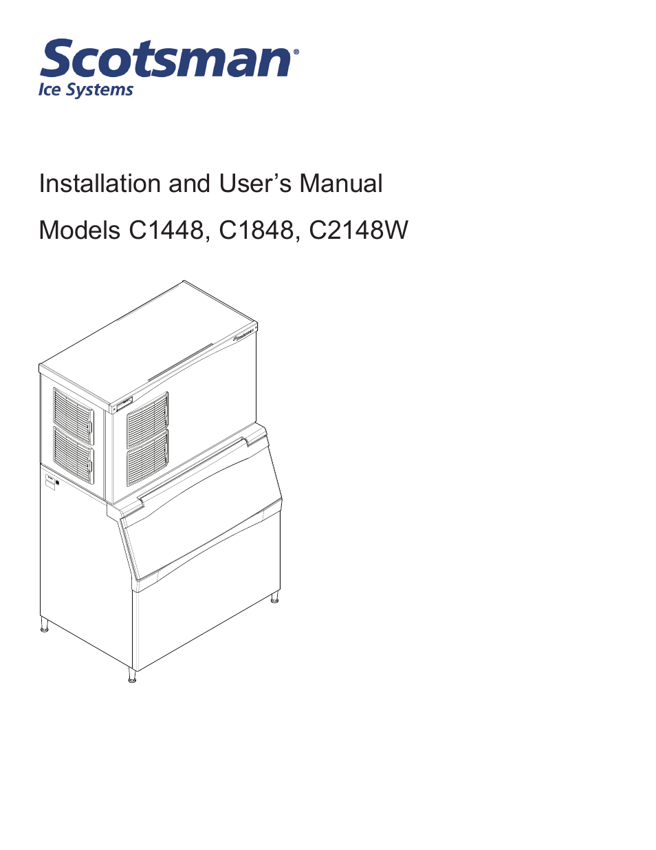 Scotsman C1448 User Manual | 25 pages