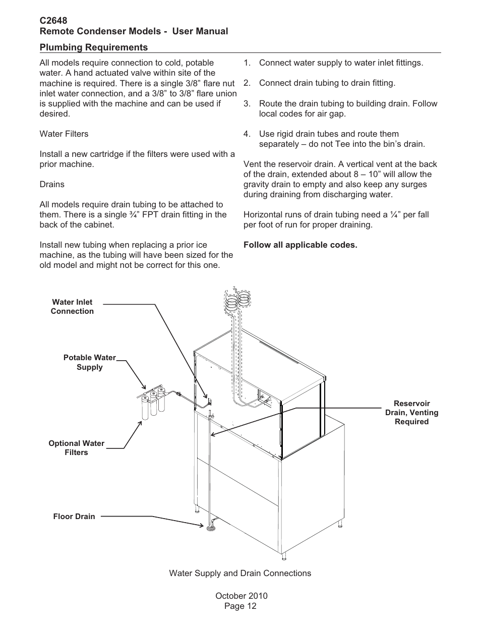 Scotsman C2648R User Manual | Page 13 / 25