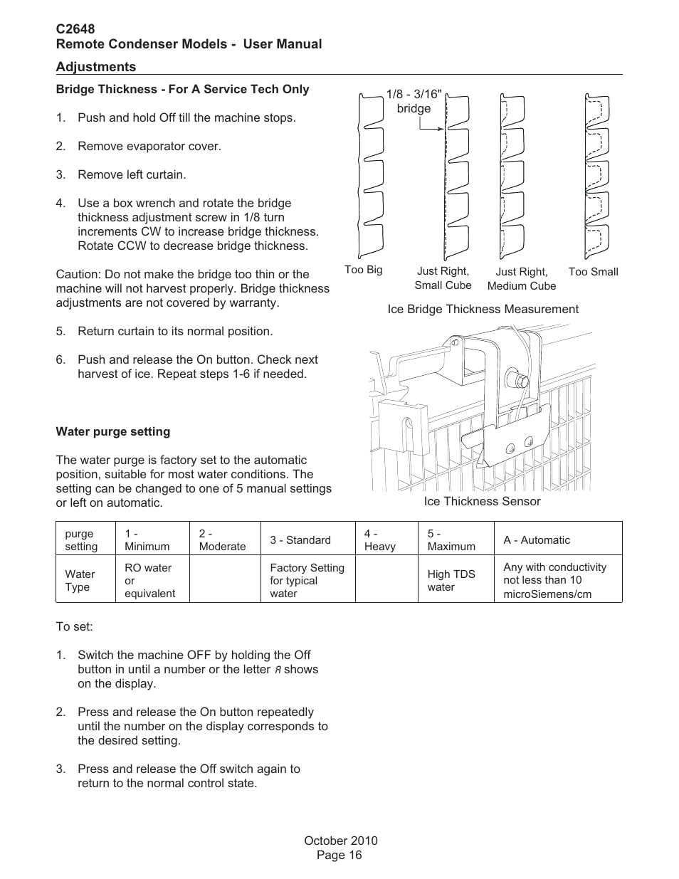 Scotsman C2648R User Manual | Page 17 / 25