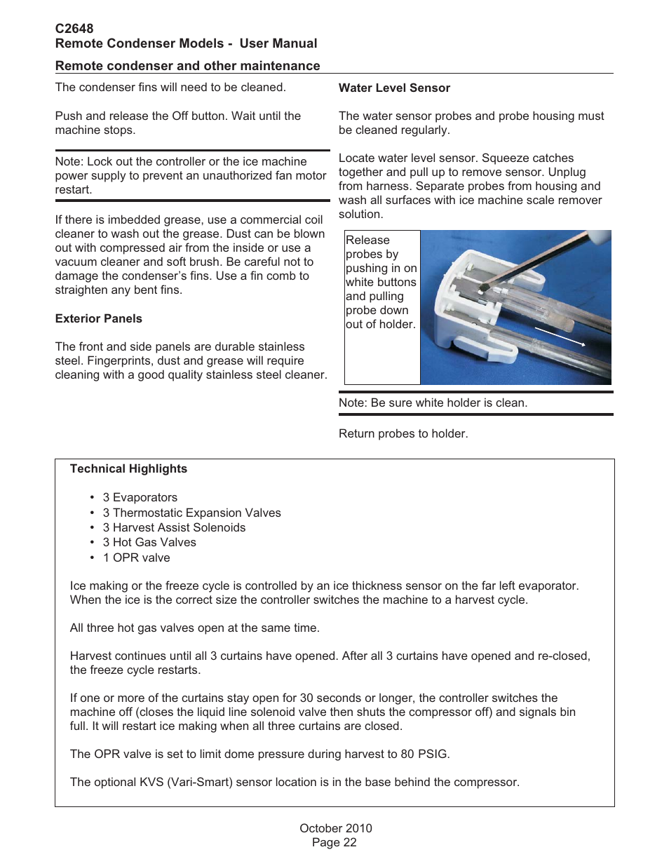 Scotsman C2648R User Manual | Page 23 / 25