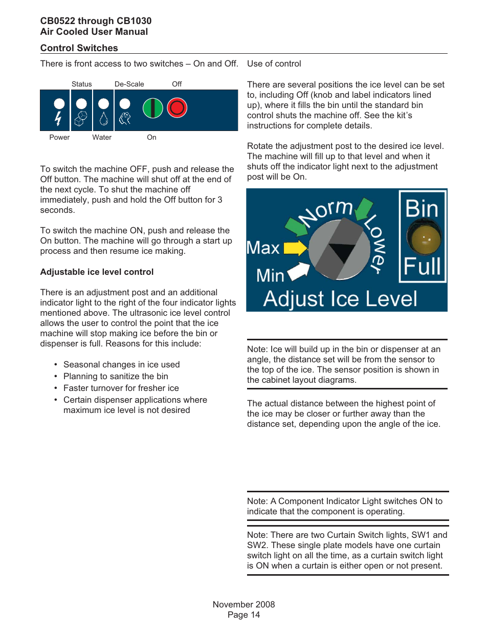 Scotsman CB0522 User Manual | Page 15 / 43