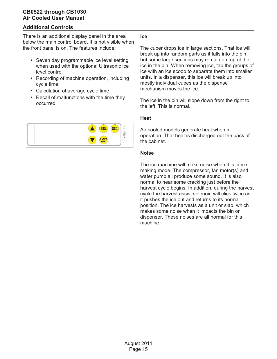 Scotsman CB0522 User Manual | Page 16 / 43