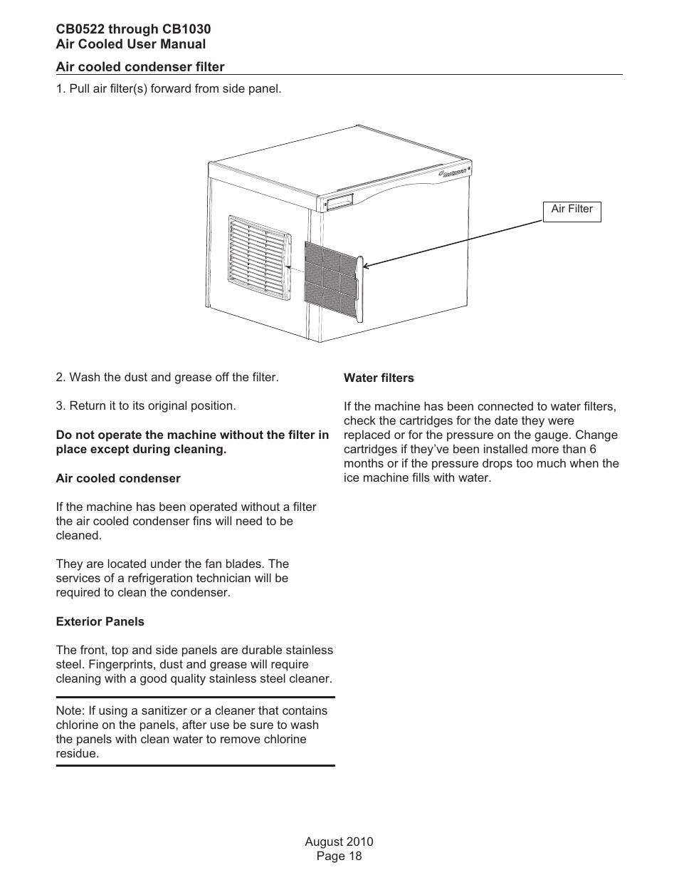 Scotsman CB0522 User Manual | Page 19 / 43