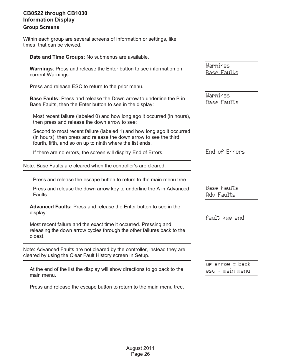 Scotsman CB0522 User Manual | Page 26 / 43