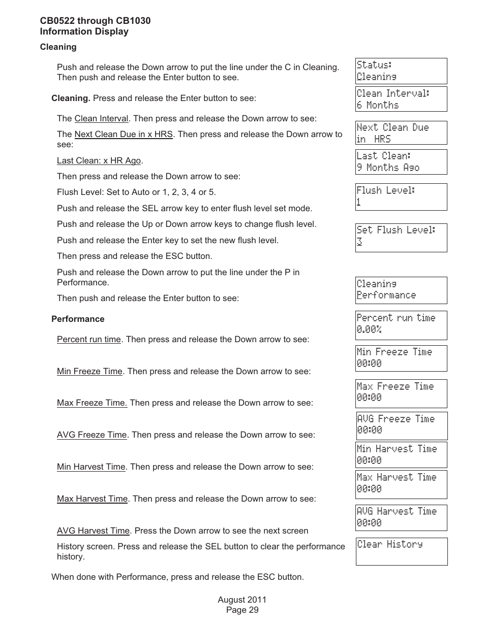 Scotsman CB0522 User Manual | Page 29 / 43