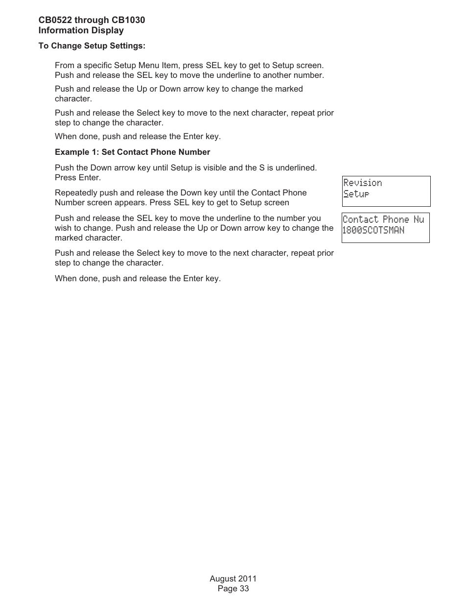 Scotsman CB0522 User Manual | Page 33 / 43