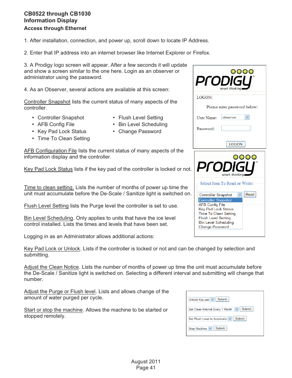 Scotsman CB0522 User Manual | Page 41 / 43