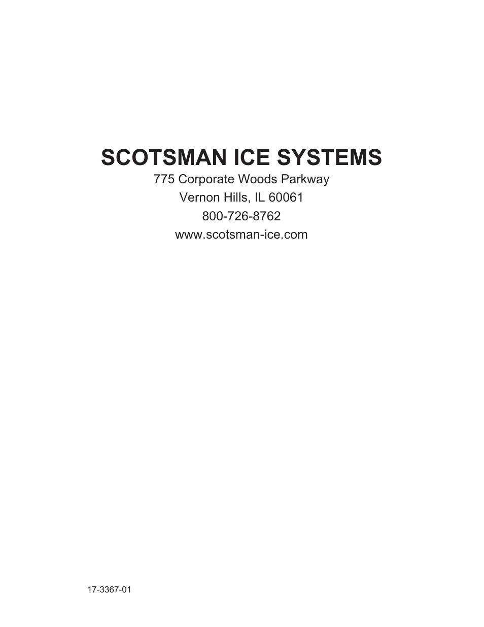 Scotsman ice systems | Scotsman CB0522 User Manual | Page 43 / 43